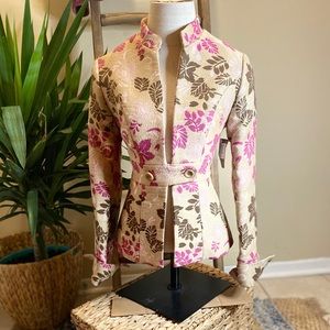 Rare Find! Beautiful Brocade Jacket Size 2